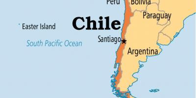 Сантијаго де Чиле мапа