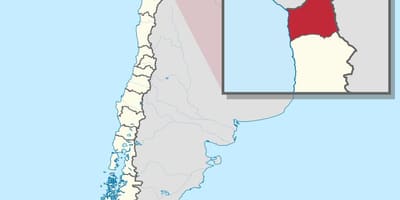 Карта на arica Чиле