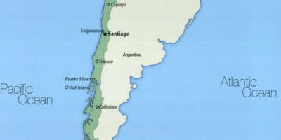 Чиле iquique мапа