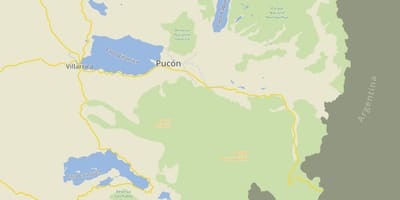 Карта на pucon Чиле