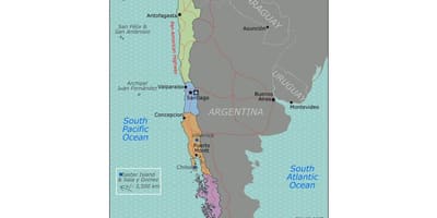 Карта на valdivia Чиле